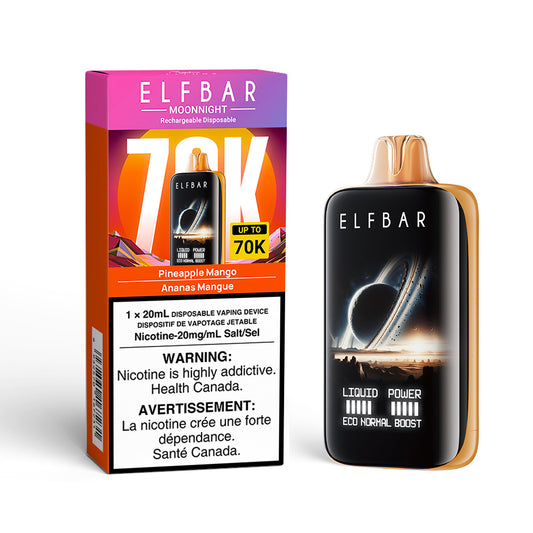 Elfbar MoonNight 70k Disposable Vape - 70000 Puffs - 20ml