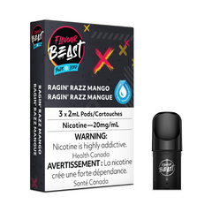 Ragin' Razz Mango - Flavour Beast STLTH Compatible Pod Pack