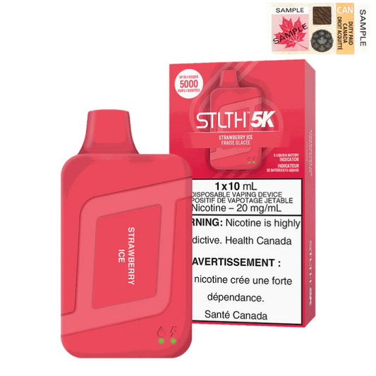 Strawberry Ice - STLTH 5K Disposable Vape