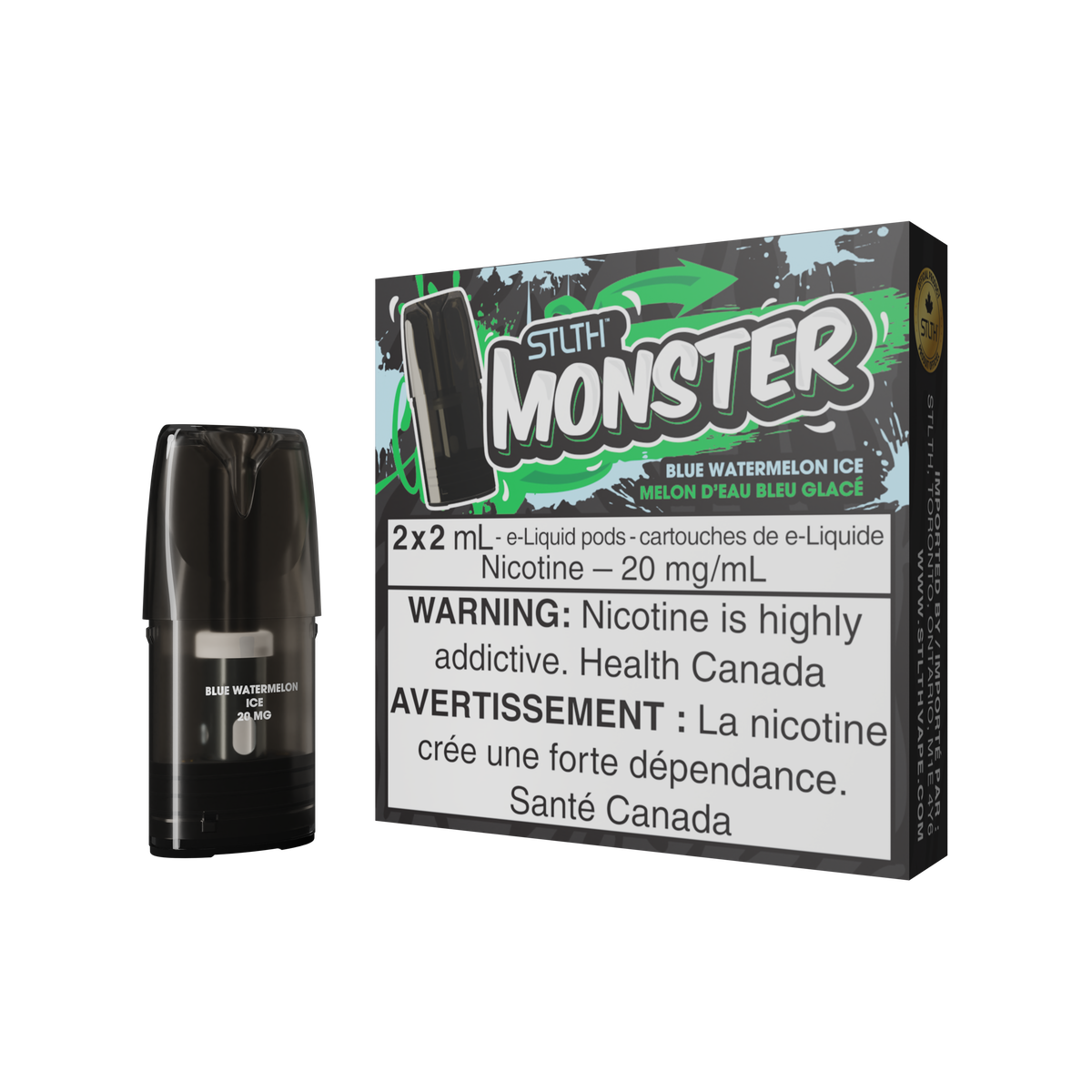 Blue Watermelon Ice - STLTH Monster 20mg