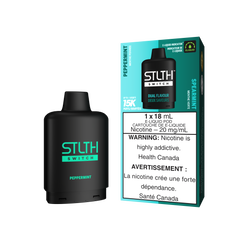 PEPPERMINT AND SPEARMINT STLTH Switch 15k puffs Disposable Pods