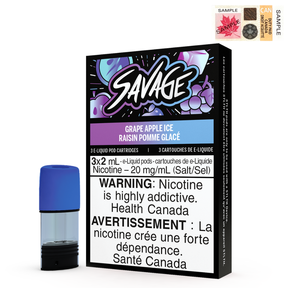 Grape Apple Ice - STLTH 2% Savage Pods