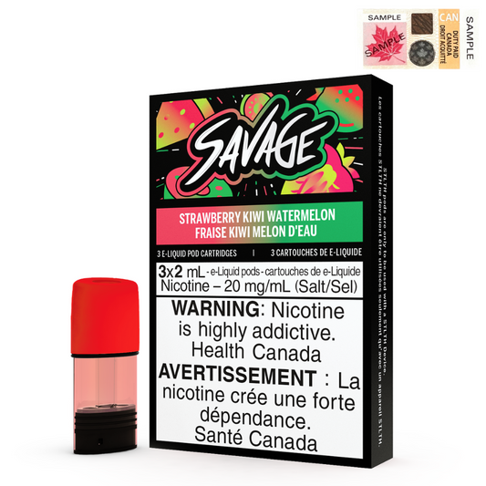 Strawberry Kiwi Watermelon - STLTH 2% Savage Pods