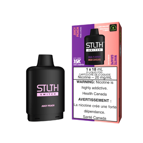 STLTH Switch 15k Pods Stlth Loop 2 Pods Stlth Switch 15000 Puffs Pods 2in1 Stlth Vape Bliss Vape Shop Near Me St Clair Vape Shop Toronto Ontario Canada Price Flavours