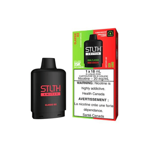 STLTH Switch 15k Pods Stlth Loop 2 Pods Stlth Switch 15000 Puffs Pods 2in1 Stlth Vape Bliss Vape Shop Near Me St Clair Vape Shop Toronto Ontario Canada Price Flavours