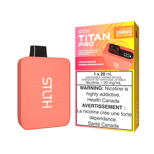 STLTH TITAN 10K Apple Citrus Ice Disposable Vape