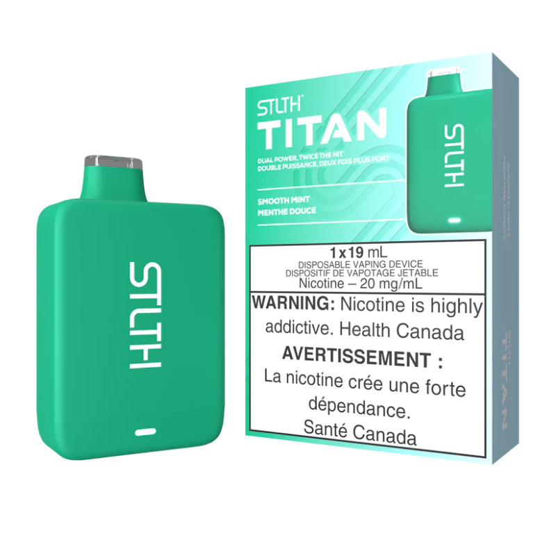 Smooth Mint STLTH Titan 10K Disposable Vape