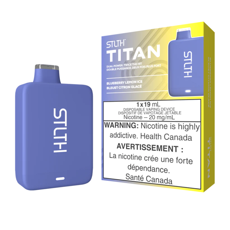 Blueberry Lemon Ice STLTH Titan 10K Disposable Vape