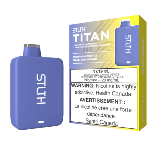 Blueberry Lemon Ice STLTH Titan 10K Disposable Vape