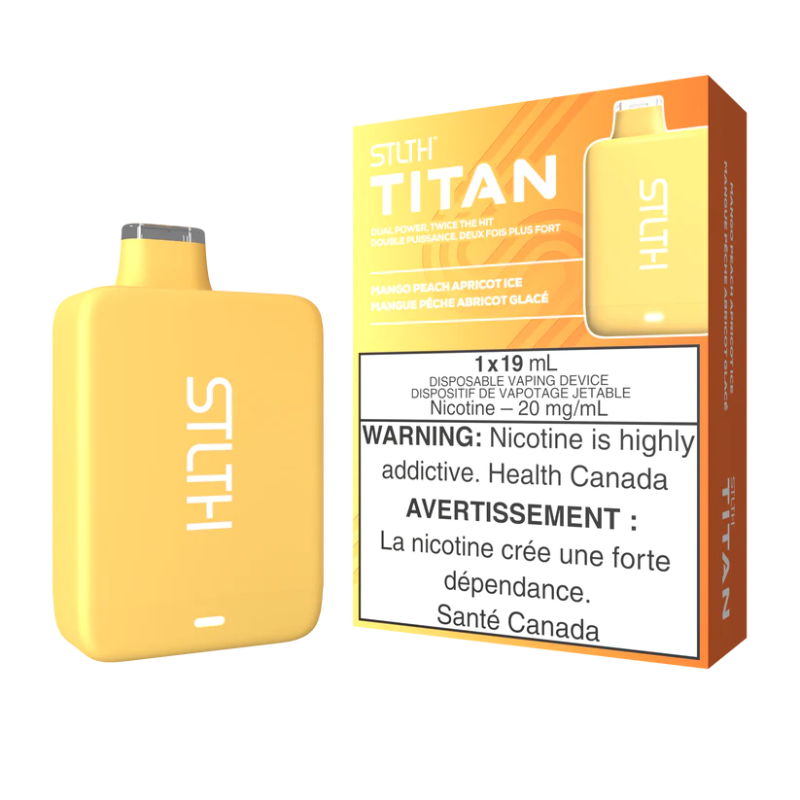 Mango Peach Apricot Ice STLTH Titan 10K Disposable Vape