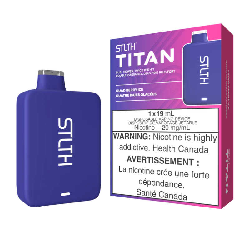 Quad Berry Ice STLTH Titan 10K Disposable Vape