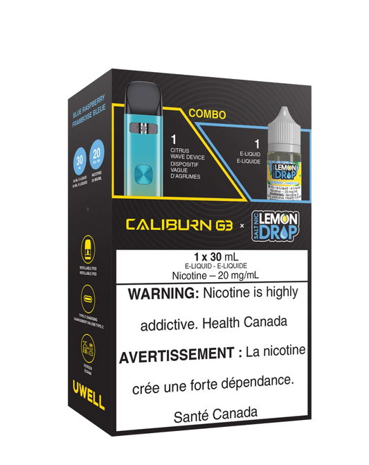 Lemon drop - Caliburn G3 E-liquid Kit