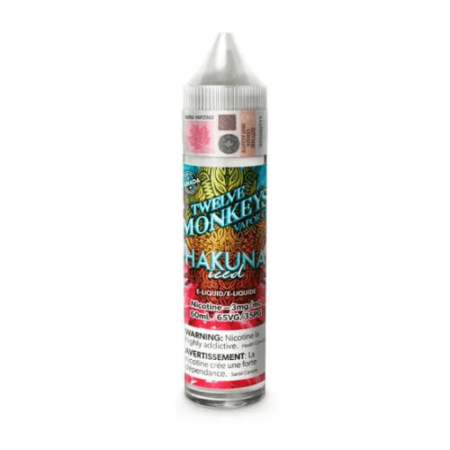 Twelve Monkeys Iced Age 60ml Freebase Liquid Free Base E-Liquid 60 ml E - Liquid Bliss Vape Shop Near Me St Clair Vape Shop Toronto Ontario Canada Price Flavours