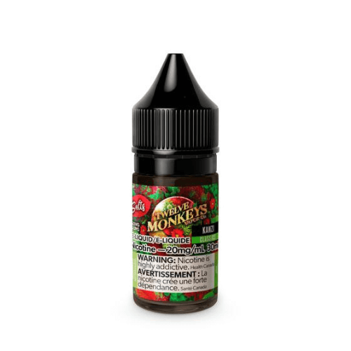 Twelve Monkeys Original 30ml Saltnic Liquid Salt Nic Salt E-Liquid 30 ml E - Liquid Bliss Vape Shop Near Me St Clair Vape Shop Toronto Ontario Canada Price Flavours