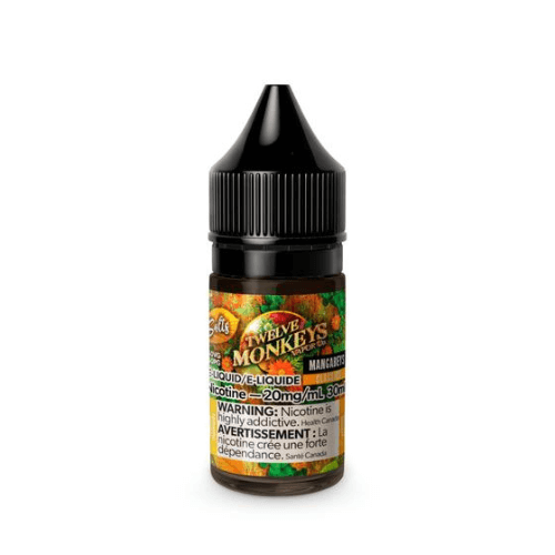 Twelve Monkeys Original 30ml Saltnic Liquid Salt Nic Salt E-Liquid 30 ml E - Liquid Bliss Vape Shop Near Me St Clair Vape Shop Toronto Ontario Canada Price Flavours