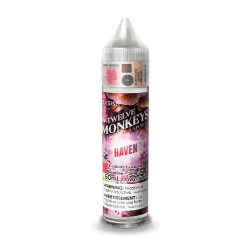 Twelve Monkeys Original 60ml Freebase Liquid Free Base E-Liquid 60 ml E - Liquid Bliss Vape Shop Near Me St Clair Vape Shop Toronto Ontario Canada Price Flavours