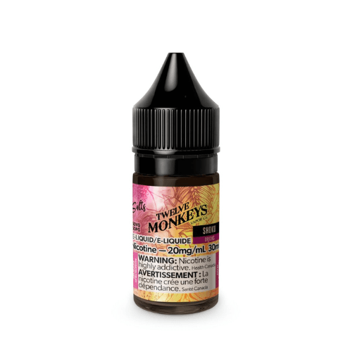 Twelve Monkeys Original 30ml Saltnic Liquid Salt Nic Salt E-Liquid 30 ml E - Liquid Bliss Vape Shop Near Me St Clair Vape Shop Toronto Ontario Canada Price Flavours