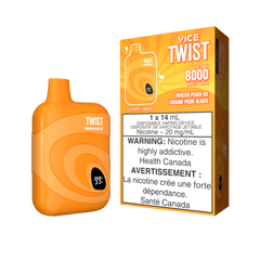 twisted peach ice -vice twist 8000 puffs dispoable vape