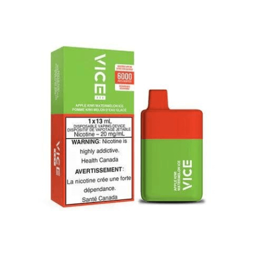 Vice Box Disposable Vape 6000 Puffs Disposable Vape Nicotine-free vape Vice 6000 flavors Bliss Vape shop toronto Canada Ontario St Clair Vape