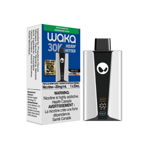 Waka Heavy Hitter Disposable Vape Waka 30000 Puffs Waka 5% Synthetic 50 5% Vape  Bliss Vape Shop Near Me St Clair Vape Shop Toronto Ontario Canada Price Flavours