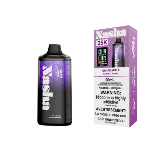 Nasha 25k Disposable Vape - 25000 Puffs - 20ml