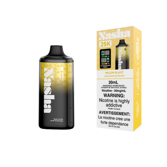 Nasha 25k Disposable Vape - 25000 Puffs - 20ml