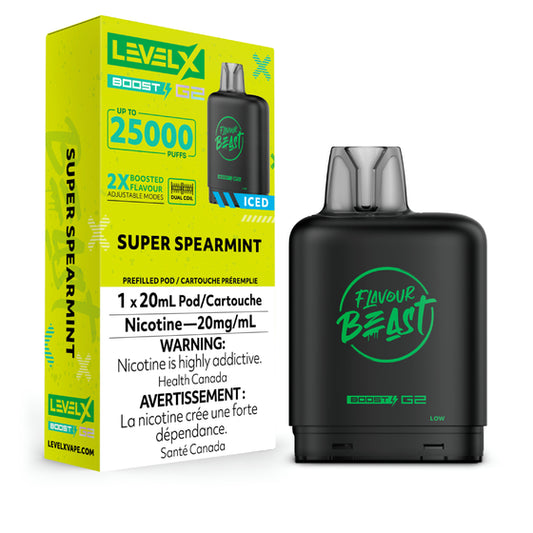 Spearmint  Iced - Level X Boost Pod G2