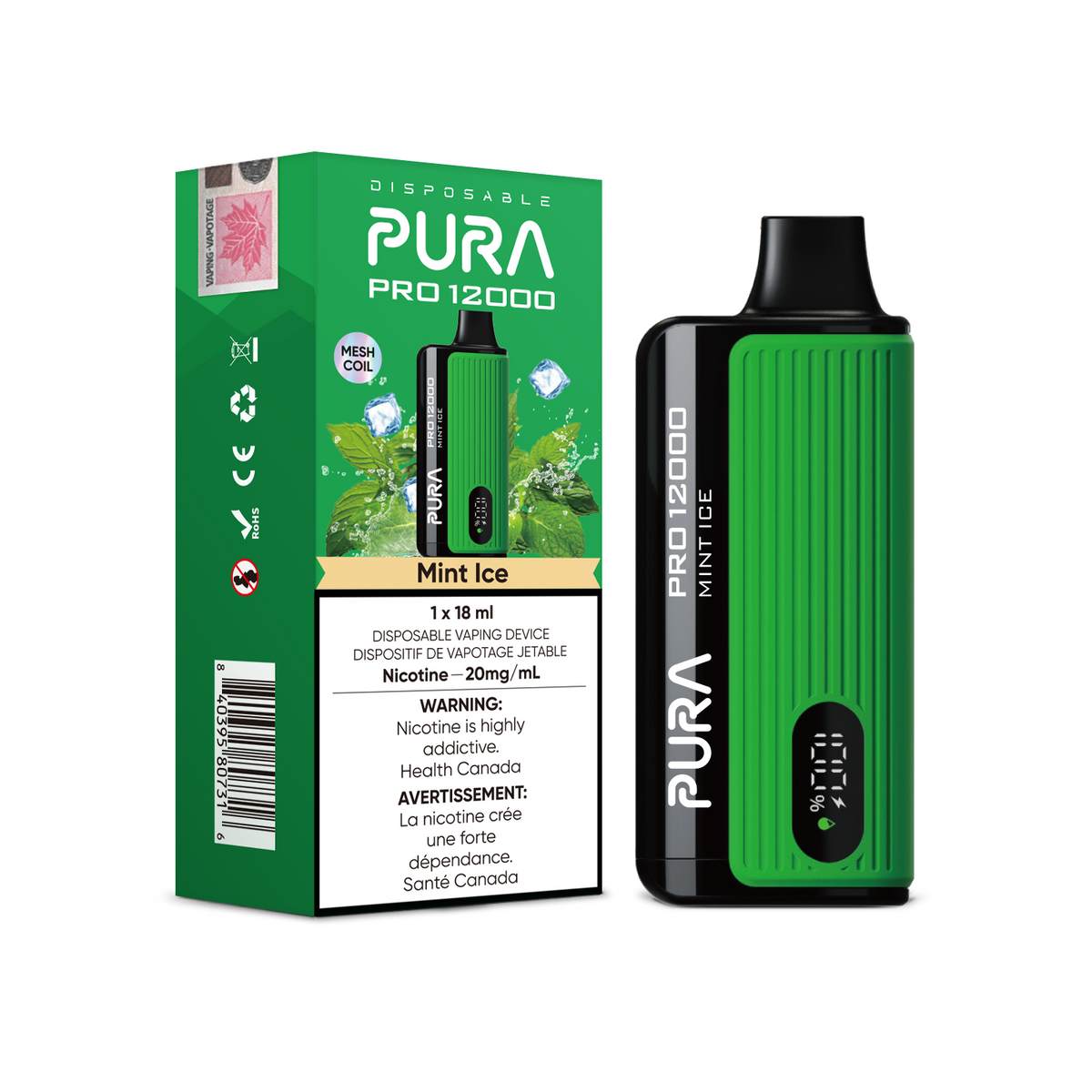 Pura 12000 Pro Disposable Vape