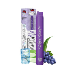 Aloe Grape Ice - IVG 3000 Disposable Vape