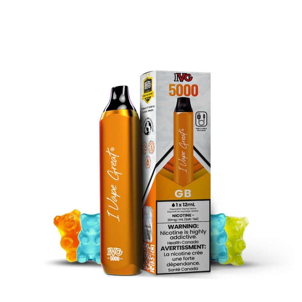 Wiggly B (GB) - IVG Bar Max 5000 Disposable Vape